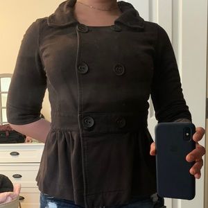 Half sleeve pea coat